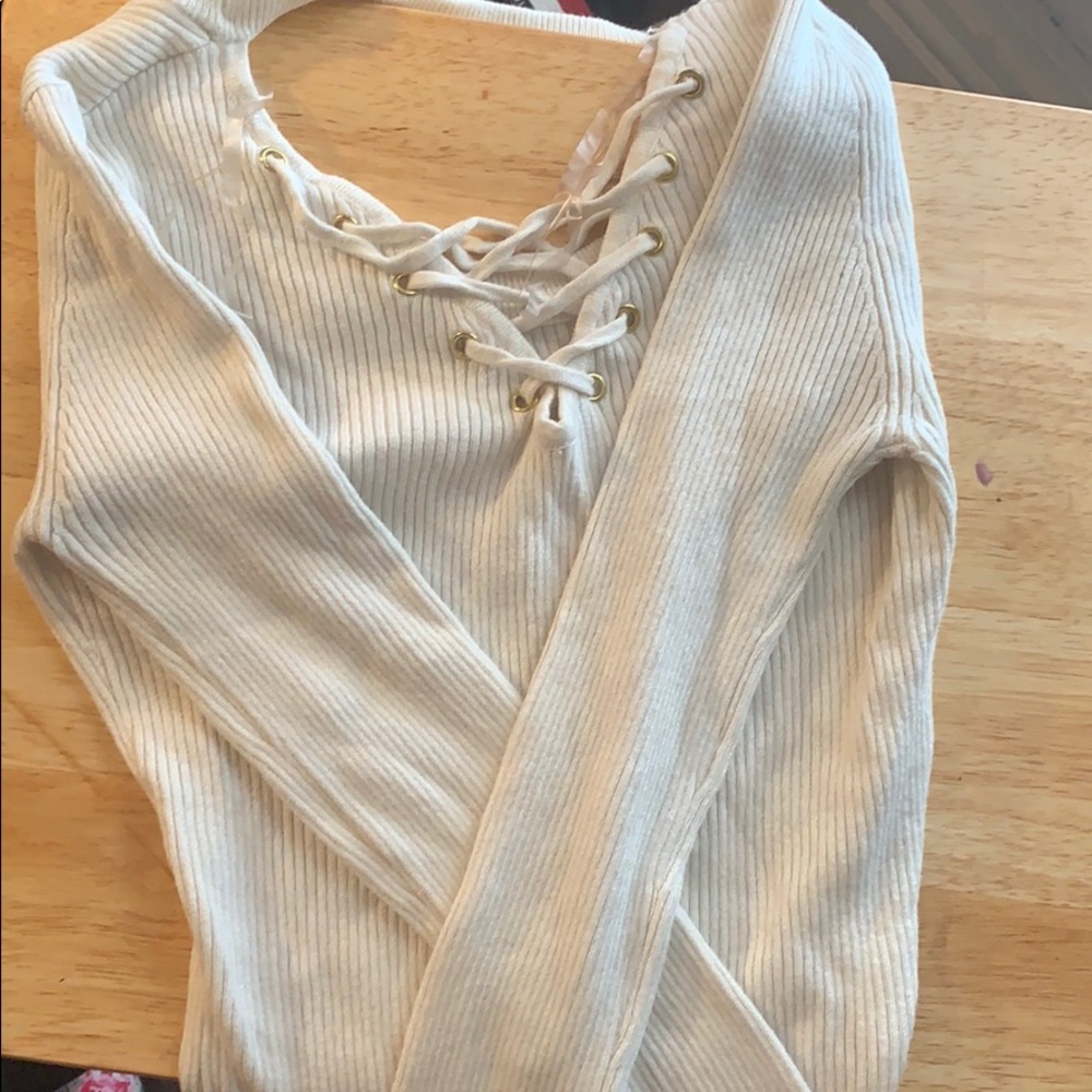 White sweater